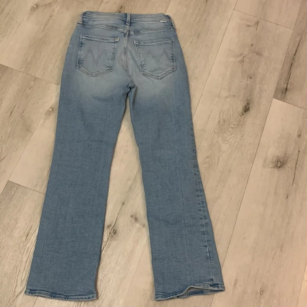 MOTHER The Tripper Flood Fray jeans SIZE‎ 25 light buttons fly limited edition